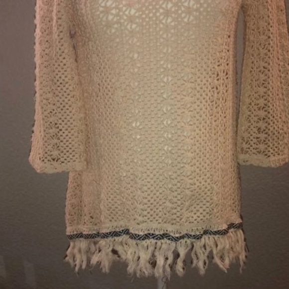 Super cute Hippie scooped back knit sweater - Small - Picture 5 of 7